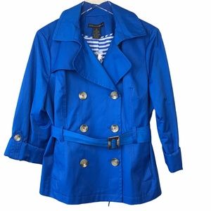 NWT Grace Elements Short Belted Trench Coat - 12